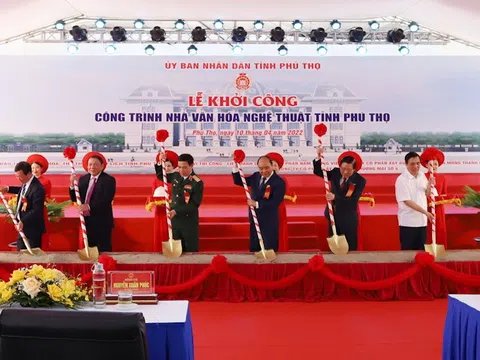 Khởi công dự án Nhà  gowin99 
 nghệ thuật tỉnh Phú Thọ