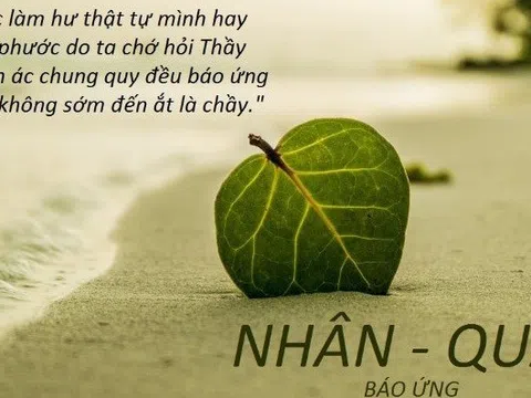 Suy ngẫm về luật nhân quả