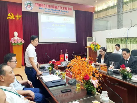 Trường Cao đẳng Y tế Phú Thọ khai giảng lớp Điều dưỡng Nhật Bản K1 năm 2022