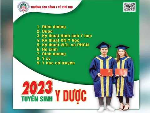 Phú Thọ: Trường Cao đẳng Y tế tuyển sinh Y - Dược - Kỹ thuật y học chính quy năm 2023