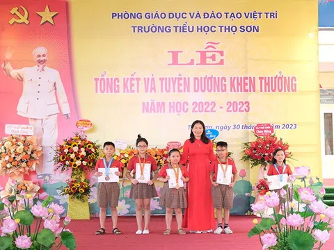 Phú Thọ: Trường tiểu học Thọ Sơn (TP Việt Trì) 3 năm liền đạt danh hiệu Tập thể Lao động xuất sắc