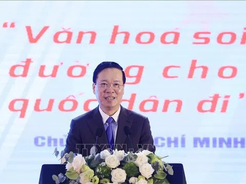 Chủ tịch nước Võ Văn Thưởng dự hội nghị đại biểu Nhà văn lão thành lần thứ nhất