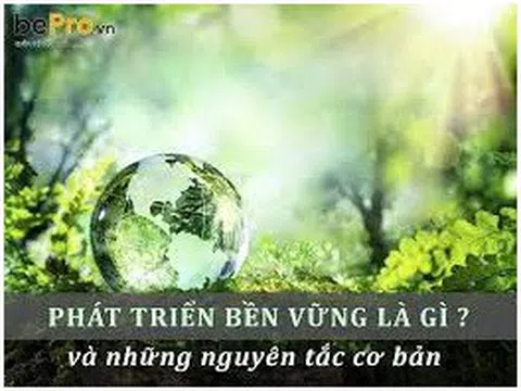 Thể chế phát triển bền vững - thực chất, nhận thức trên thế giới và ở Việt Nam