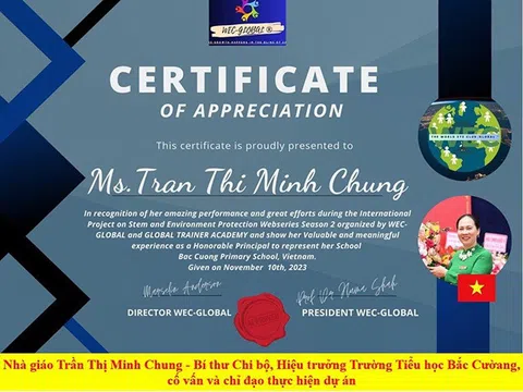 Hiệu quả dự án “STEM và bảo vệ môi trường” tại Trường Tiểu học Bắc Cường (TP. Lào Cai)