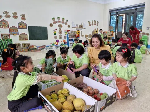 Phú Thọ: Tam Nông nuôi dạy trẻ tại các trường mầm non phát triển toàn diện