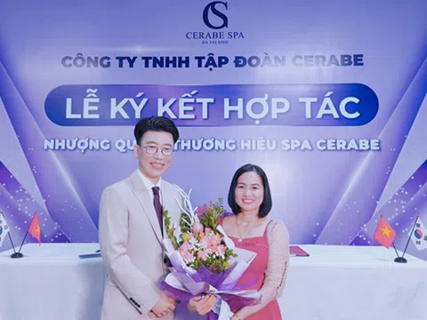 Lễ ký kết hợp tác giữa Chuỗi nhượng quyền thương hiệu Spa Cerabe và Trưởng phòng Kinh doanh Nguyễn Thị Yến