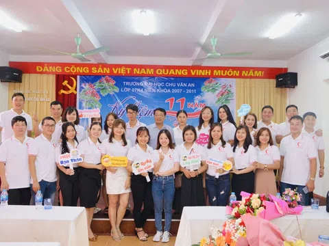 Trường đại học Chu Văn An: Tưng bừng ngày trở về của cựu sinh viên