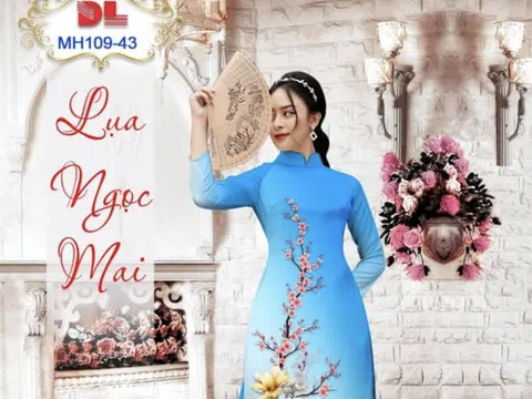 Những mẫu vải áo dài Lụa Ngọc Mai cao cấp đẹp nhất - Vải Đất Lành