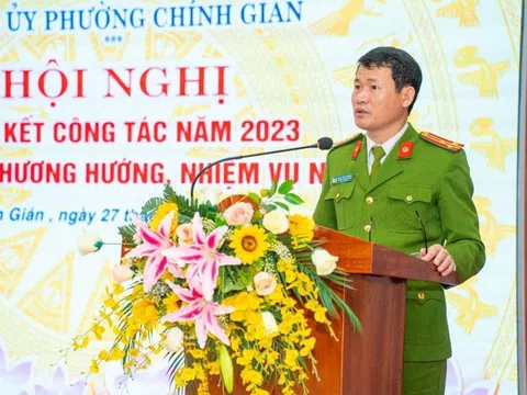 Đảng ủy phường Chính Gián tổ chức Hội nghị tổng kết công tác năm 2023