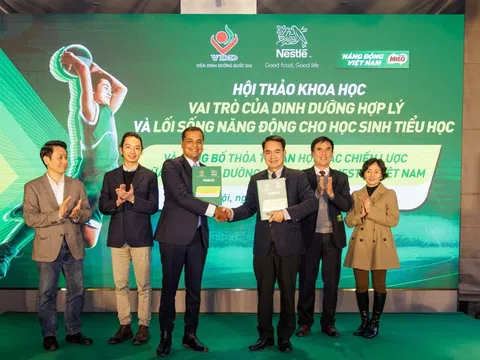 Viện Dinh dưỡng Quốc gia và Nestlé Việt Nam hợp tác “Nâng cao nhận thức về vai trò của Dinh dưỡng hợp lý và lối sống năng động”