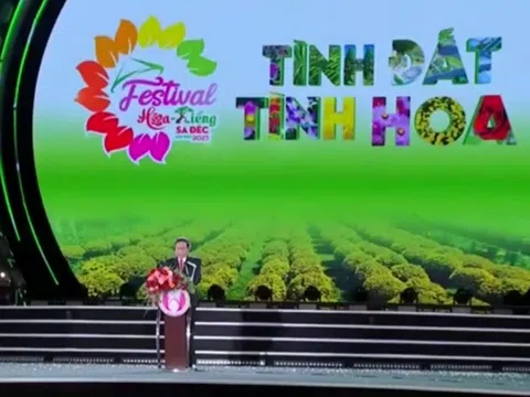 Tỉnh Đồng Tháp: Khai mạc Festival Hoa - Kiểng Sa Đéc