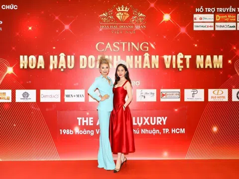 Á hậu Vũ Khánh Hòa nổi bật tại buổi casting Hoa hậu Doanh nhân Việt Nam 2022 sau đăng quang