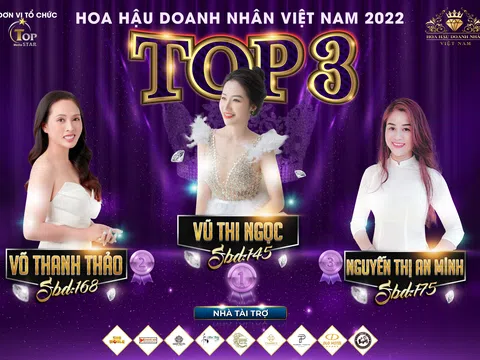 Thí sinh Vũ Thị Ngọc chiếm trọn spotlight trên BXH Hoa hậu Doanh nhân Việt Nam 2022 trong ngày đầu tiên xuất hiện