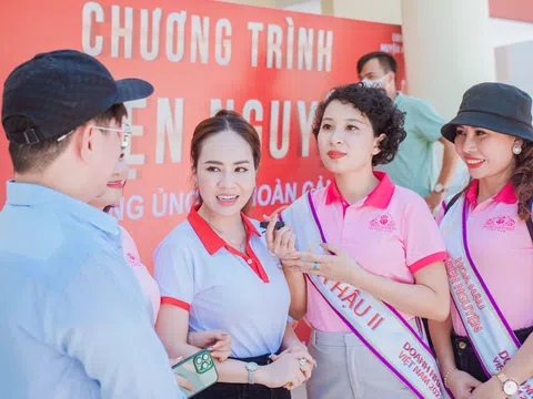 Á hậu Triệu Mai Thanh Thủy đồng hành cùng ban tổ chức Hoa hậu Doanh nhân Việt Nam 2022 trên hành trình thiện nguyện